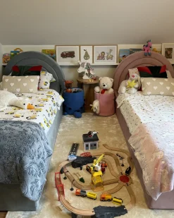 Dětský košík Enhjørning NARROTI Bomuld Lyserød