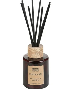 Duftlys med duftpinde DARK ELEGANCE 9 cm Brun