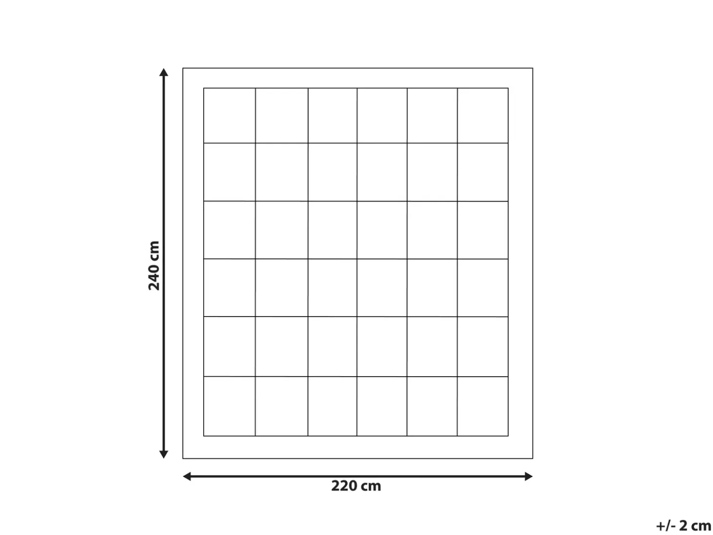 Dyne Polyester Ekstra varm LEMBERG 220 x 240 cm