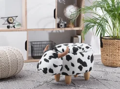Dyrepuf med opbevaring COW Hvid Ko