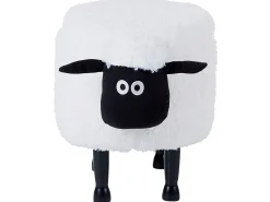 Dyrepuf med opbevaring SHEEP Hvid Får