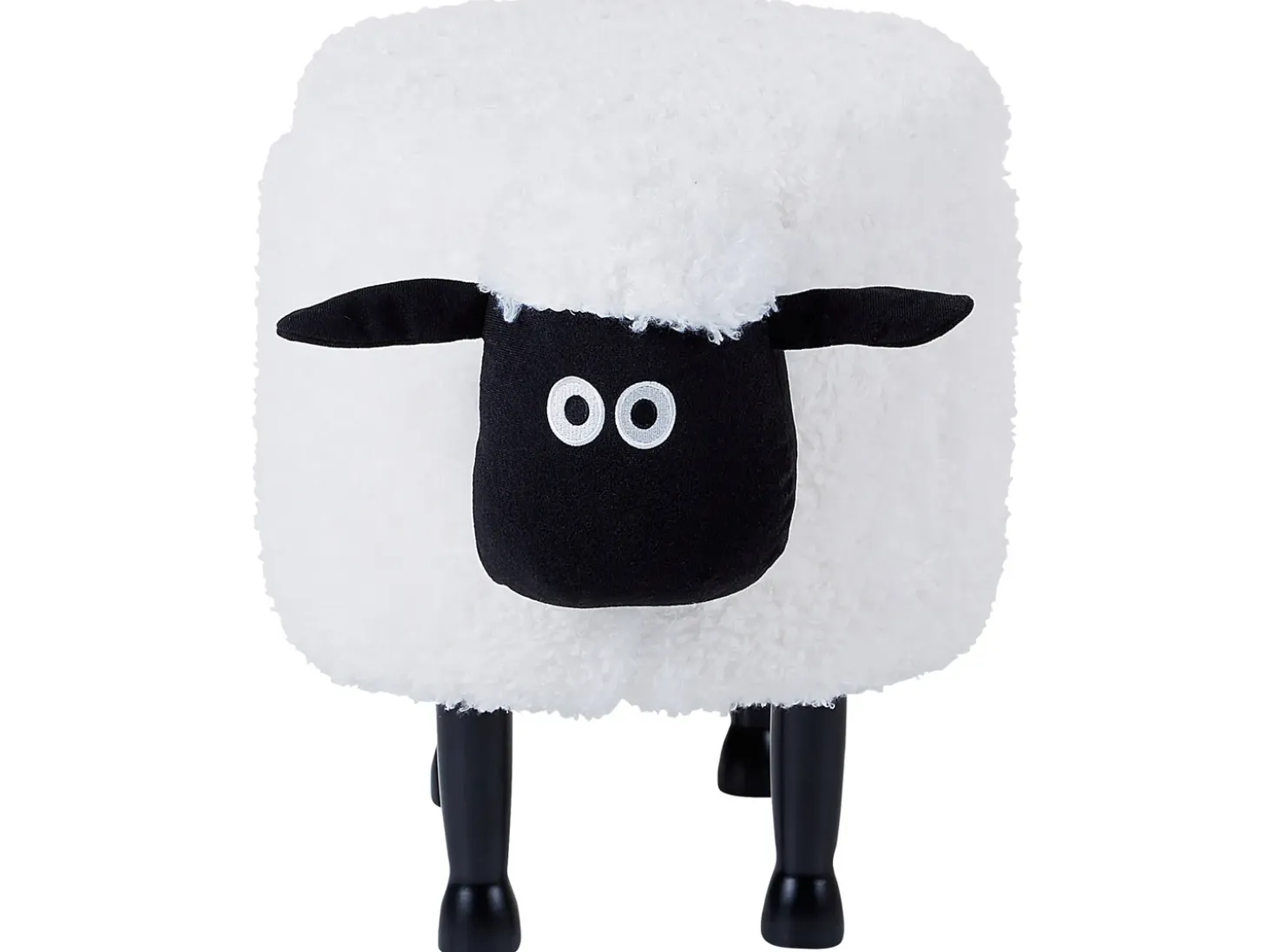 Dyrepuf med opbevaring SHEEP Hvid Får