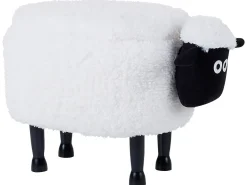 Dyrepuf med opbevaring SHEEP Hvid Får