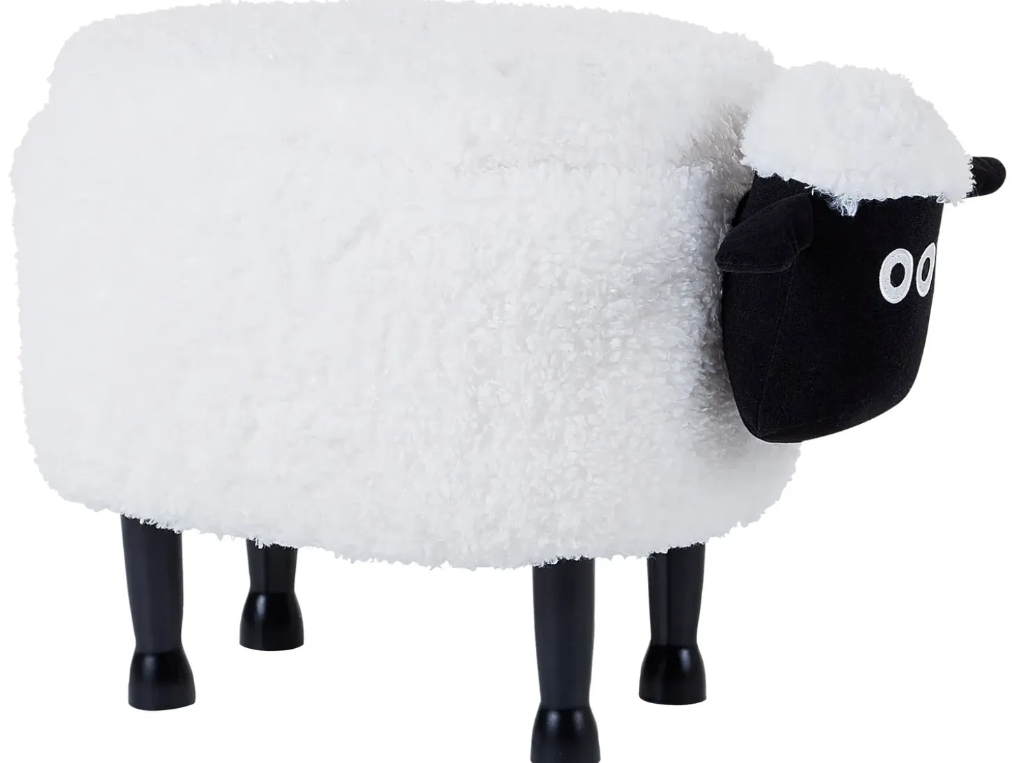 Dyrepuf med opbevaring SHEEP Hvid Får