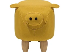 Dyrepuf PIGGY Gul Gris
