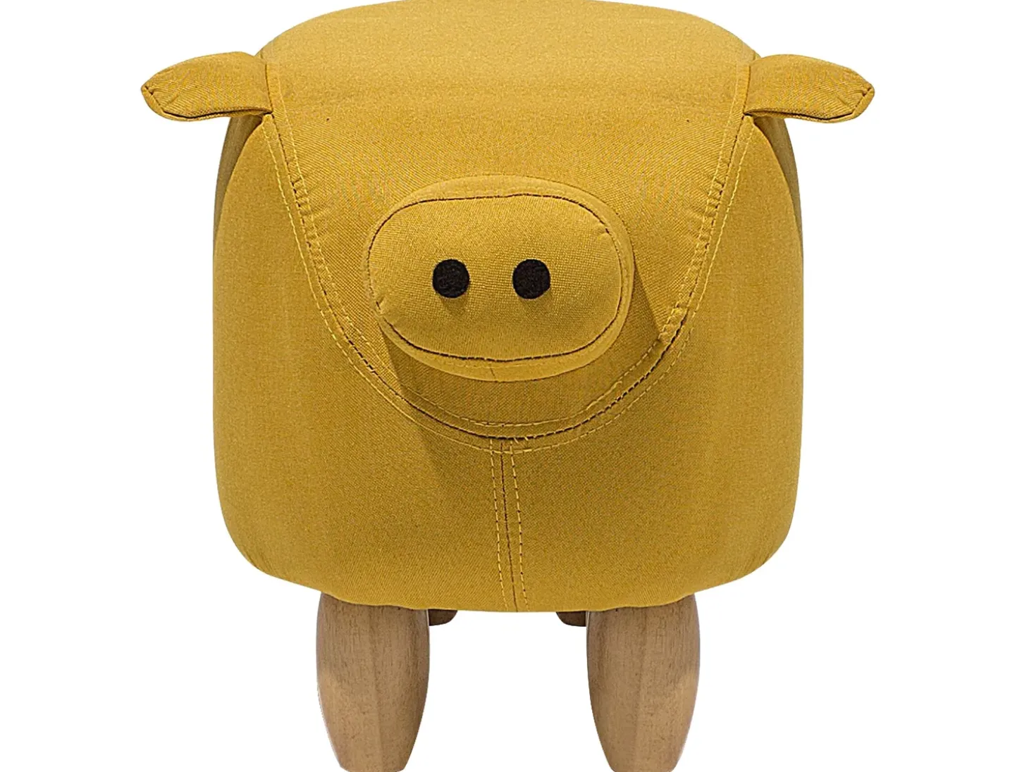 Dyrepuf PIGGY Gul Gris