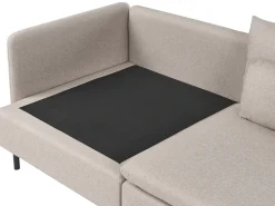 EGERIS 4 personers U-formet modulsofa Beige
