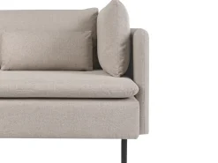 EGERIS 4 personers U-formet modulsofa Beige