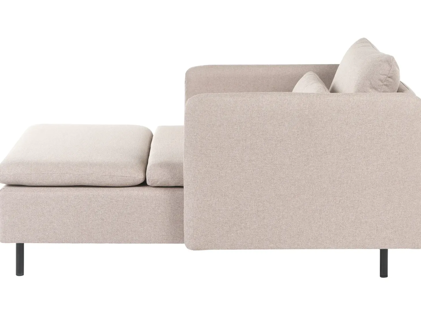 EGERIS 4 personers U-formet modulsofa Beige