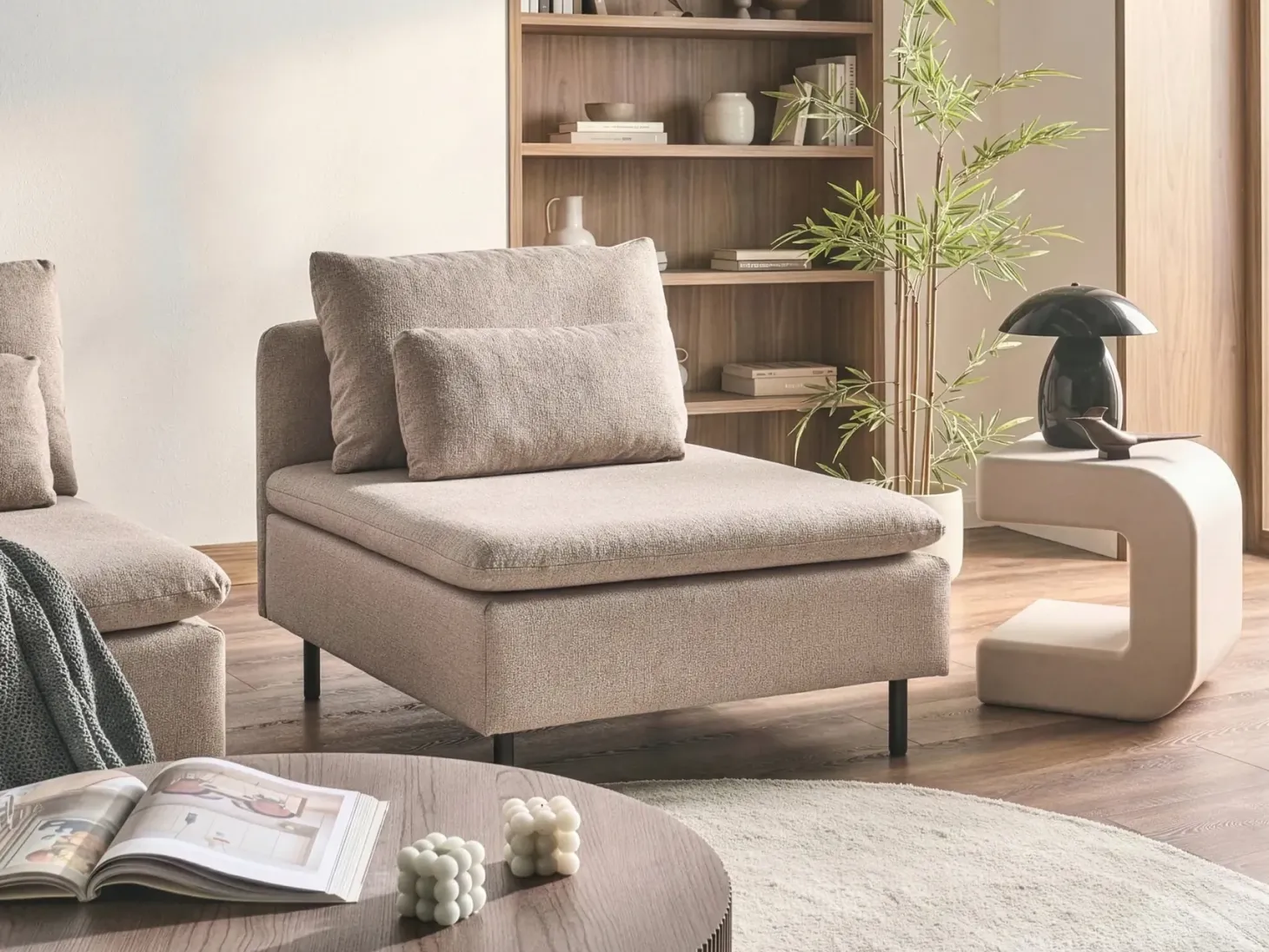 EGERIS Stol Modul Beige