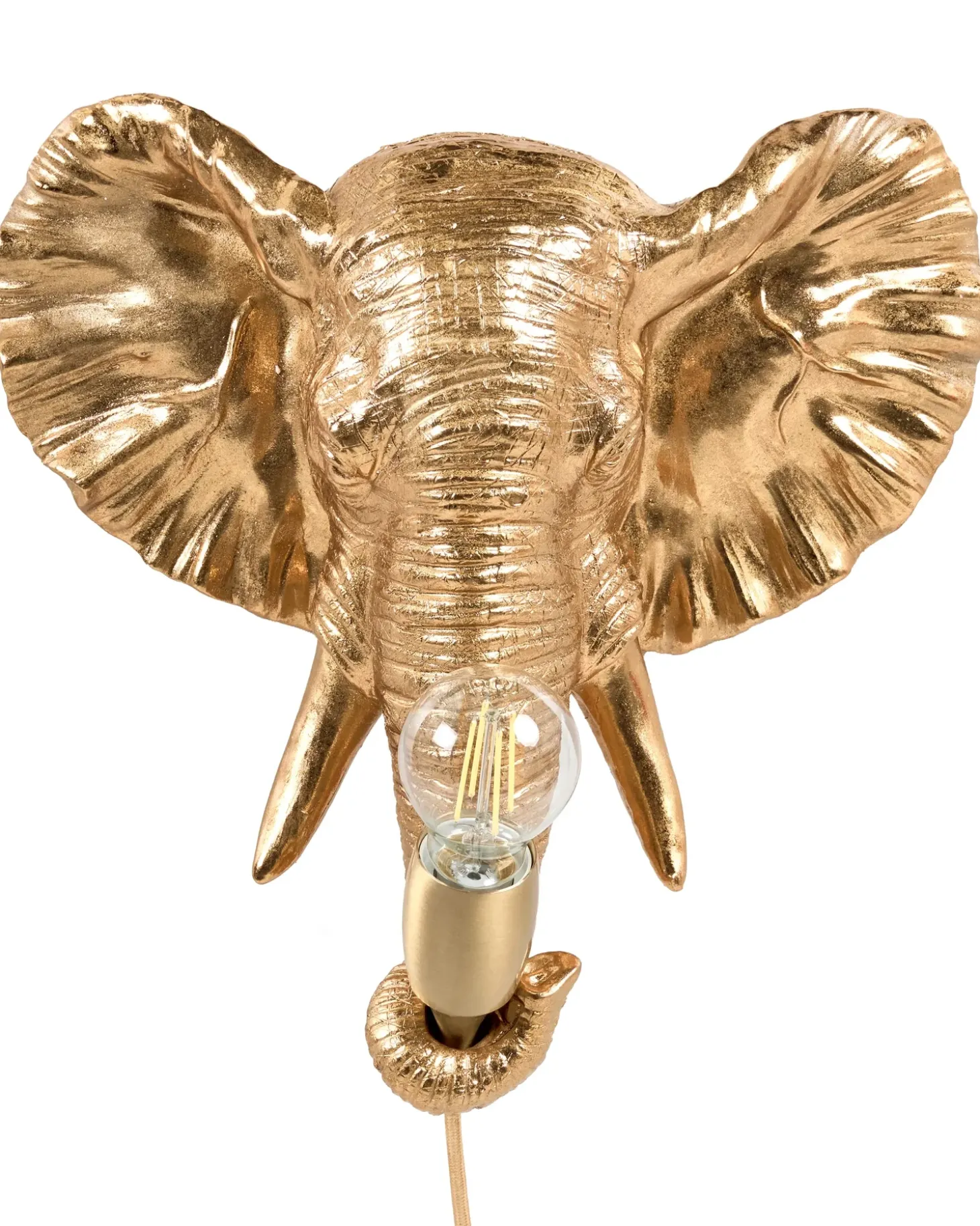 Elefant Væglampe ELEPHANTI Guld