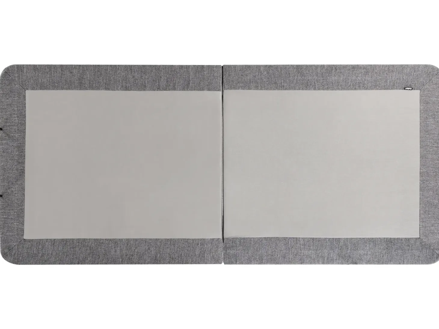 Elektrisk justerbar sengebund BRUNOY 90 x 200 cm Grå