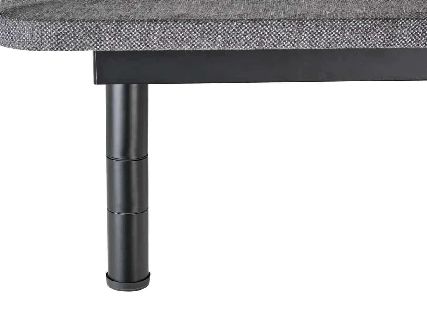 Elektrisk justerbar sengebund BRUNOY 90 x 200 cm Grå
