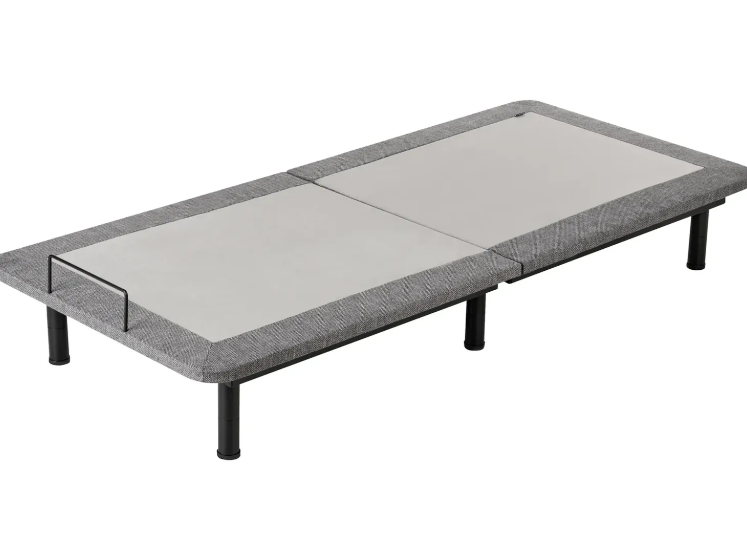 Elektrisk justerbar sengebund BRUNOY 90 x 200 cm Grå