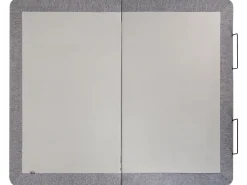 Elektrisk justerbar sengebund BRUNOY 180 x 200 cm Grå