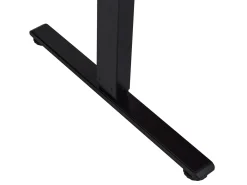 Elektrisk justerbart hjørneskrivebord DESTINES Sort 160 cm 109 cm Venstrevendt