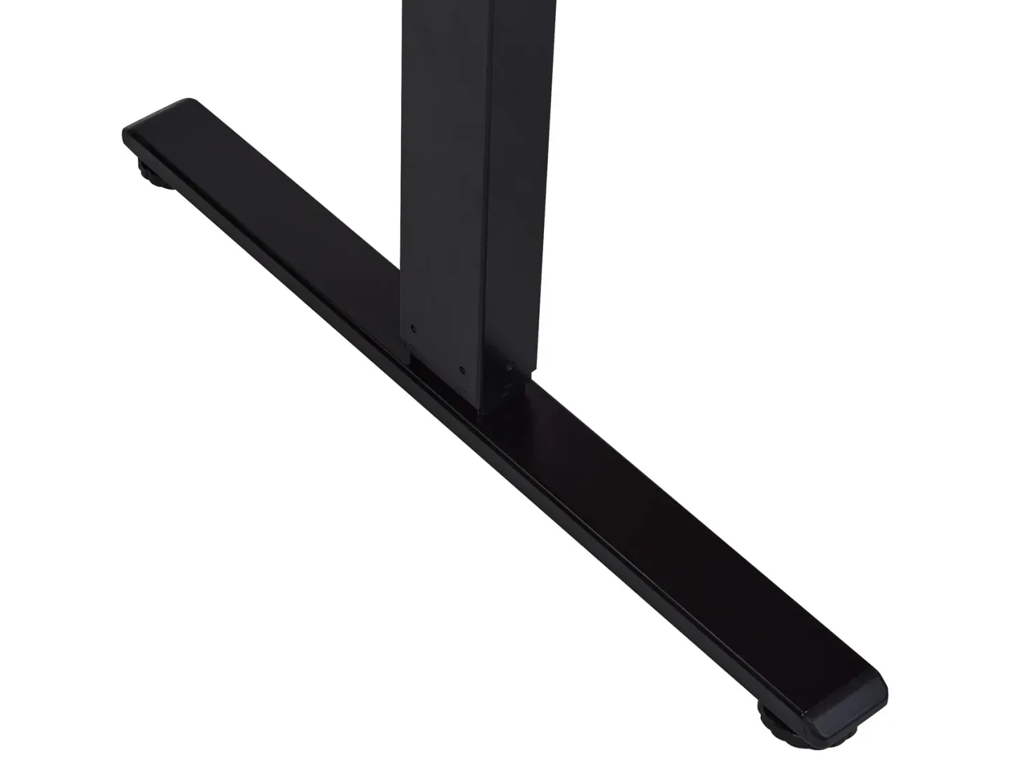 Elektrisk justerbart hjørneskrivebord DESTINES Sort 160 cm 109 cm Venstrevendt