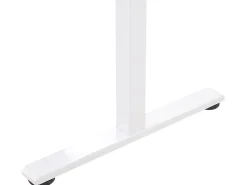 Elektrisk justerbart hæve sænkebord GRIFTON Hvid 120 cm 60 cm