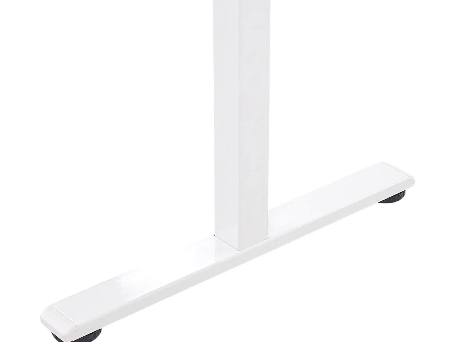 Elektrisk justerbart hæve sænkebord GRIFTON Hvid 120 cm 60 cm