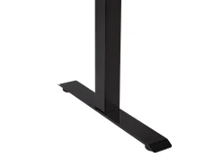 Elektrisk justerbart hæve sænkebord DESTINES Grå/sort 160 cm 72 cm