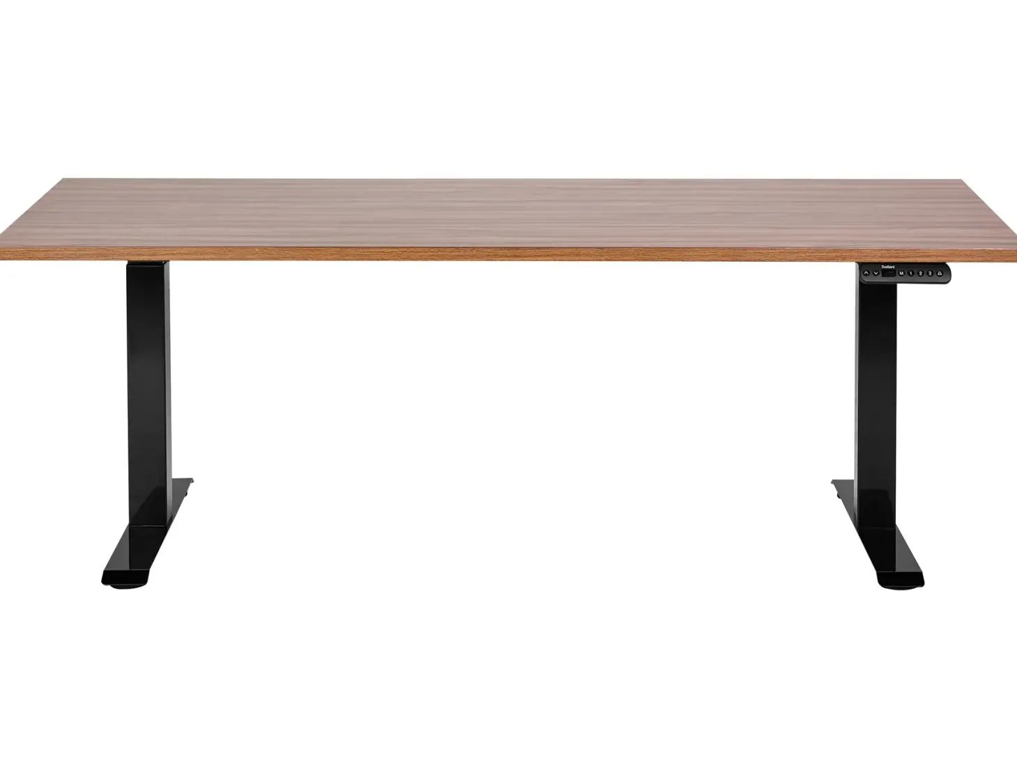 Elektrisk justerbart hæve sænkebord DESTINES Brun/sort 180 cm 80 cm