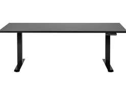 Elektrisk justerbart hæve sænkebord DESTINES Sort 180 cm 80 cm