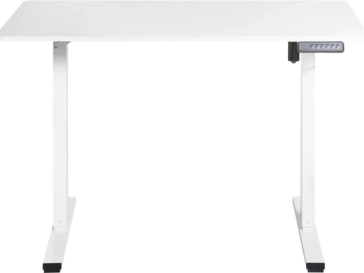 Elektrisk justerbart hæve sænkebord TAVARES Hvid 120 cm 60 cm