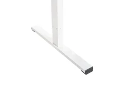 Elektrisk justerbart hæve sænkebord TAVARES Hvid 120 cm 60 cm