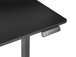 Elektrisk justerbart hæve sænkebord TAVARES Sort 120 cm 60 cm