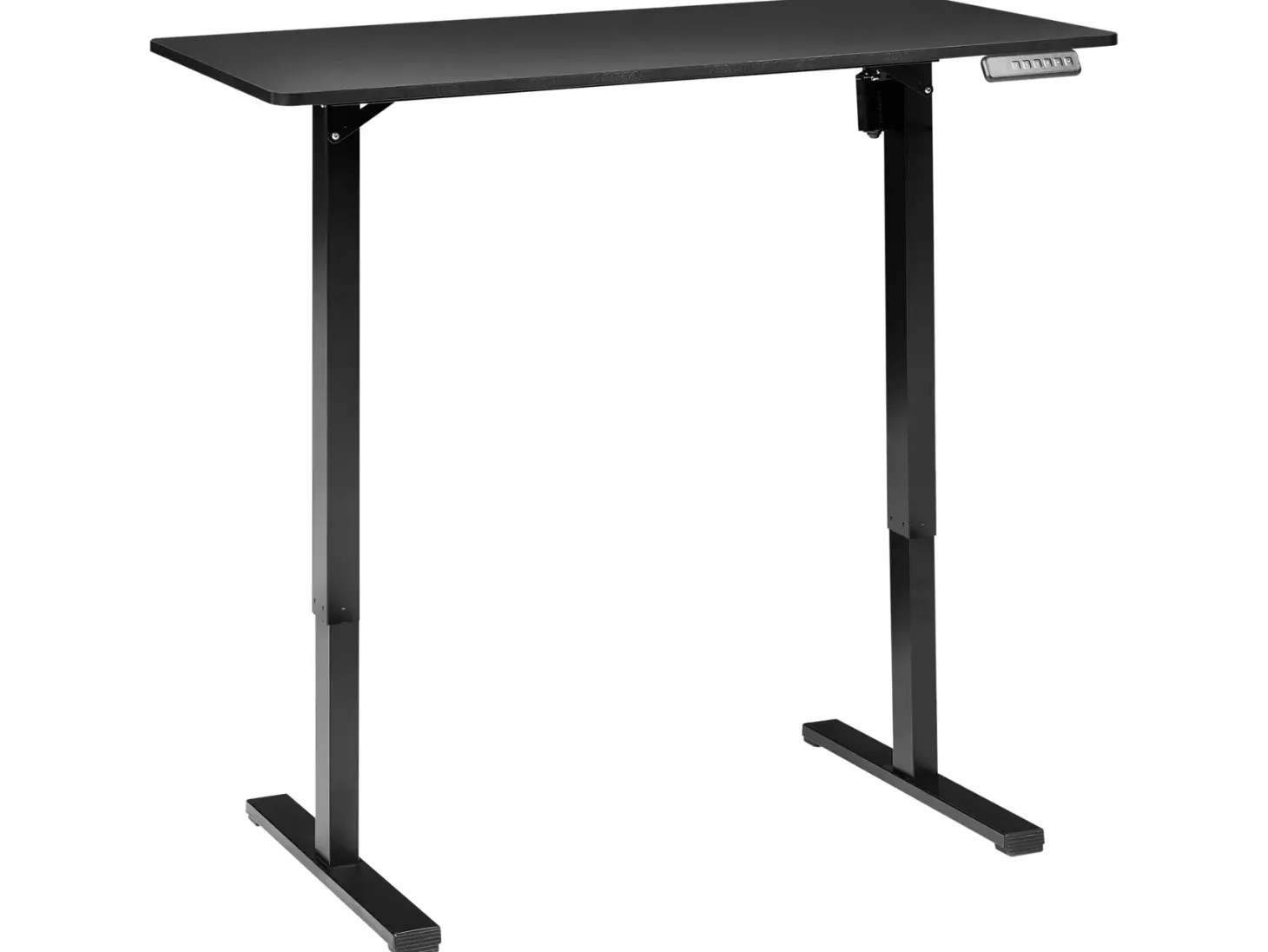 Elektrisk justerbart hæve sænkebord TAVARES Sort 120 cm 60 cm