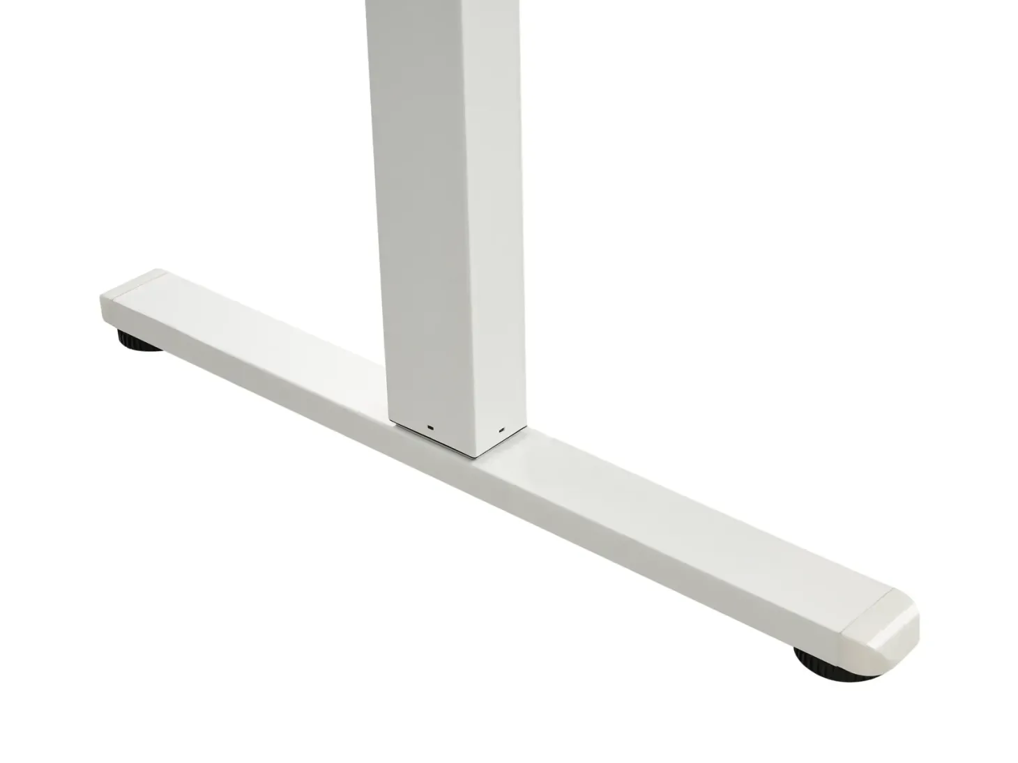 Elektrisk justerbart hæve sænkebord LUCAMA Hvid 120 cm 60 cm med USB-port
