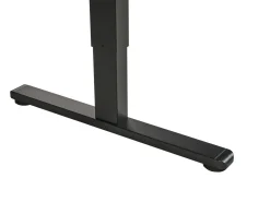 Elektrisk justerbart hæve sænkebord WILBANKS Brun/sort 120 cm 60 cm med USB-port