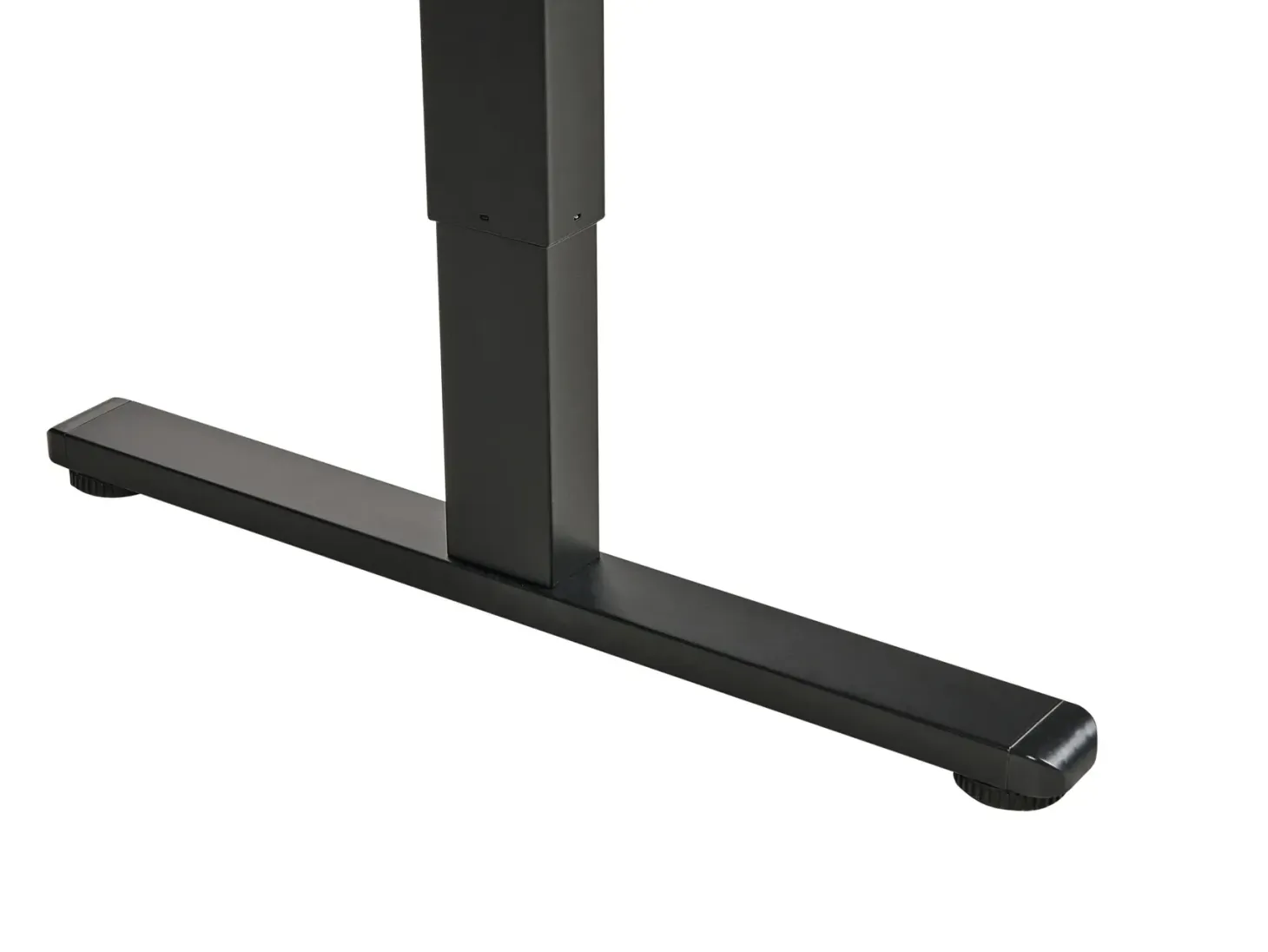 Elektrisk justerbart hæve sænkebord WILBANKS Brun/sort 120 cm 60 cm med USB-port