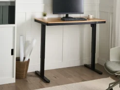 Elektrisk justerbart hæve sænkebord PENLY 120 cm 60 cm med USB-port
