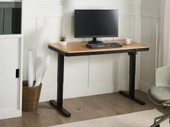 Elektrisk justerbart hæve sænkebord PENLY 120 cm 60 cm med USB-port