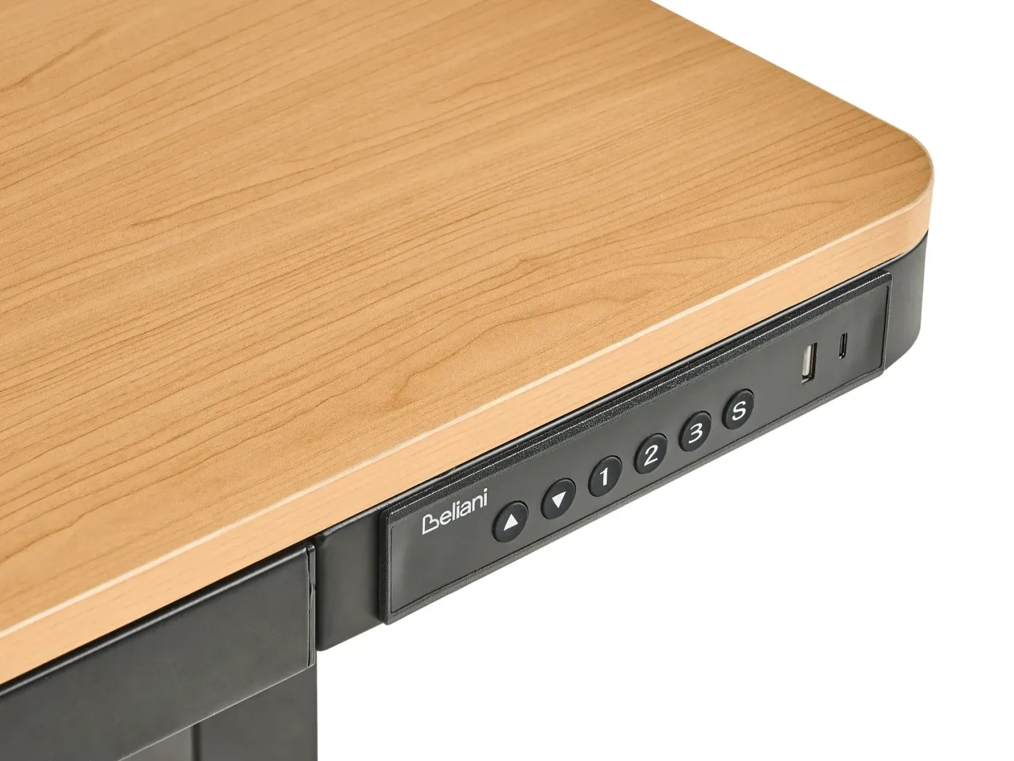 Elektrisk justerbart hæve sænkebord PENLY 120 cm 60 cm med USB-port