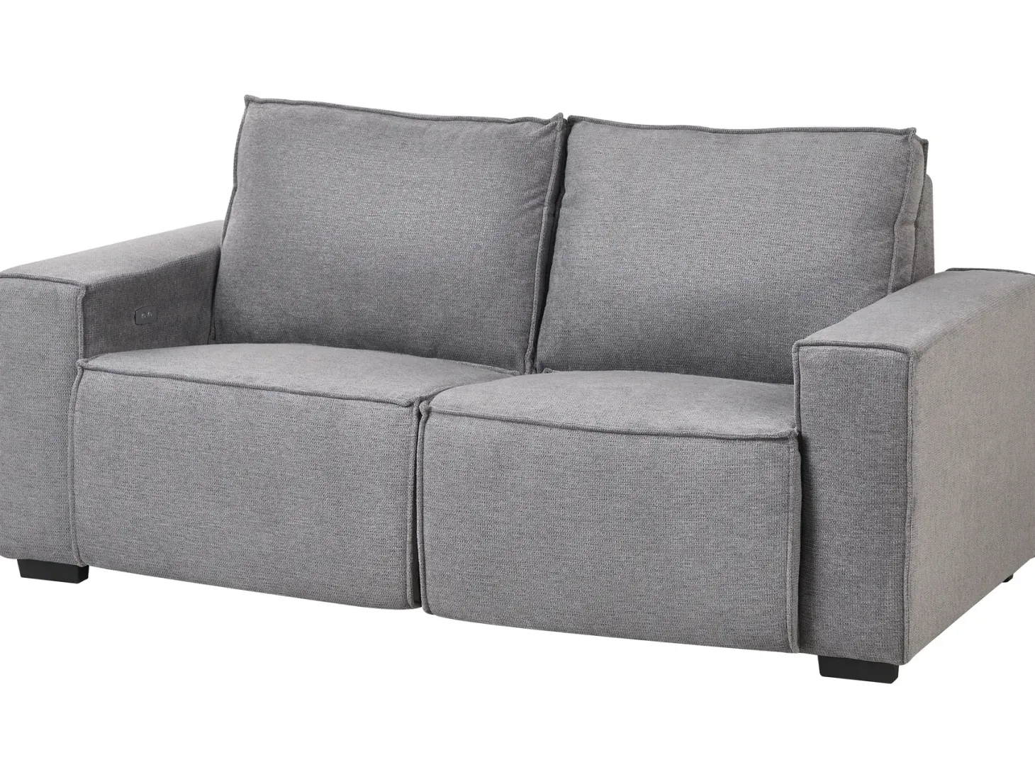 Elektrisk recliner sofa 2 personers NUKARI Grå