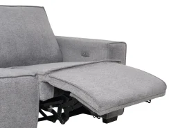 Elektrisk recliner sofa 2 personers NUKARI Grå