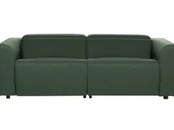 Elektrisk recliner sofa 2 personers ULVEN Mørkegrøn med USB-port
