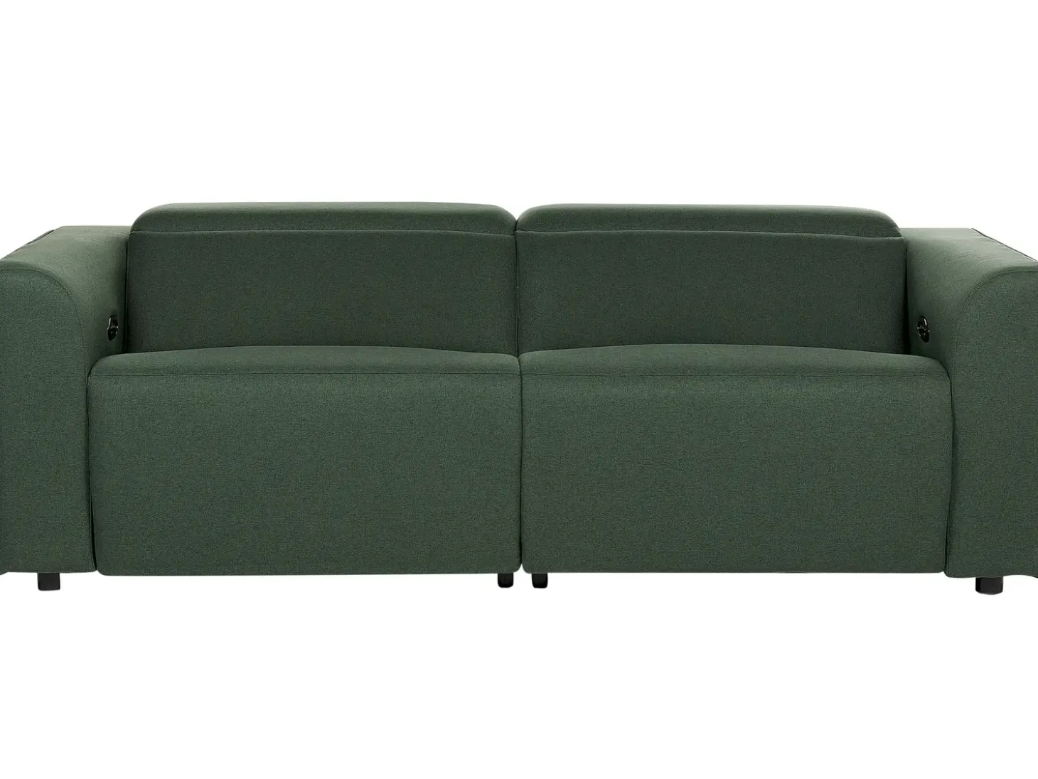 Elektrisk recliner sofa 2 personers ULVEN Mørkegrøn med USB-port