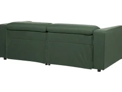 Elektrisk recliner sofa 2 personers ULVEN Mørkegrøn med USB-port