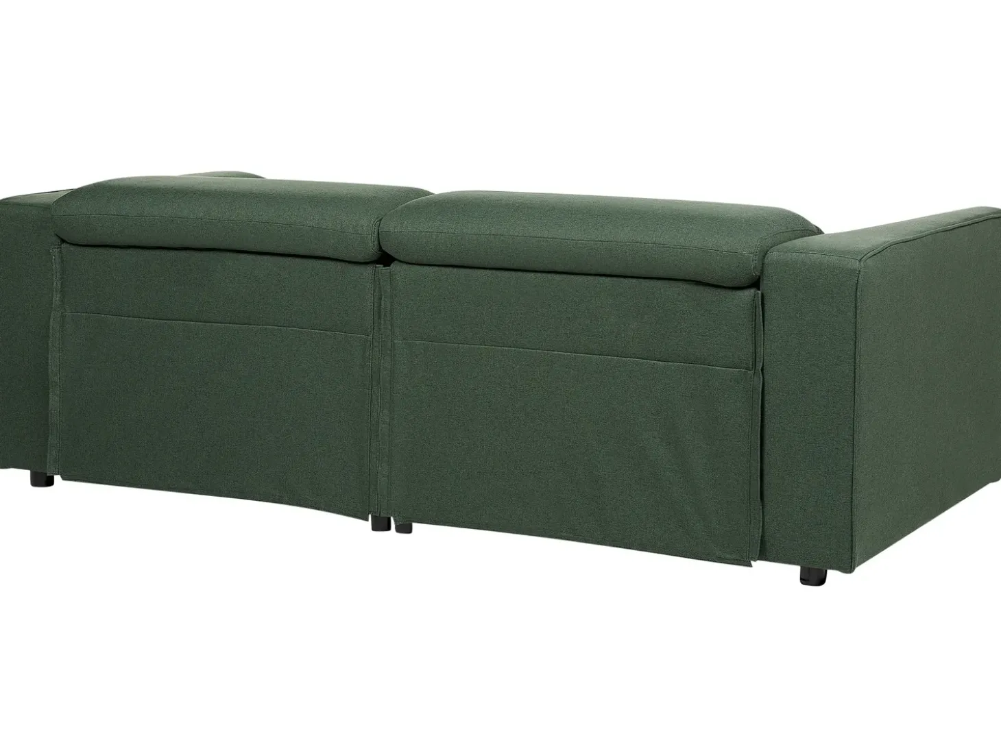 Elektrisk recliner sofa 2 personers ULVEN Mørkegrøn med USB-port