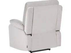 Elektrisk recliner sofasæt 6 personers BERGEN Velour Lys Beige med USB-port