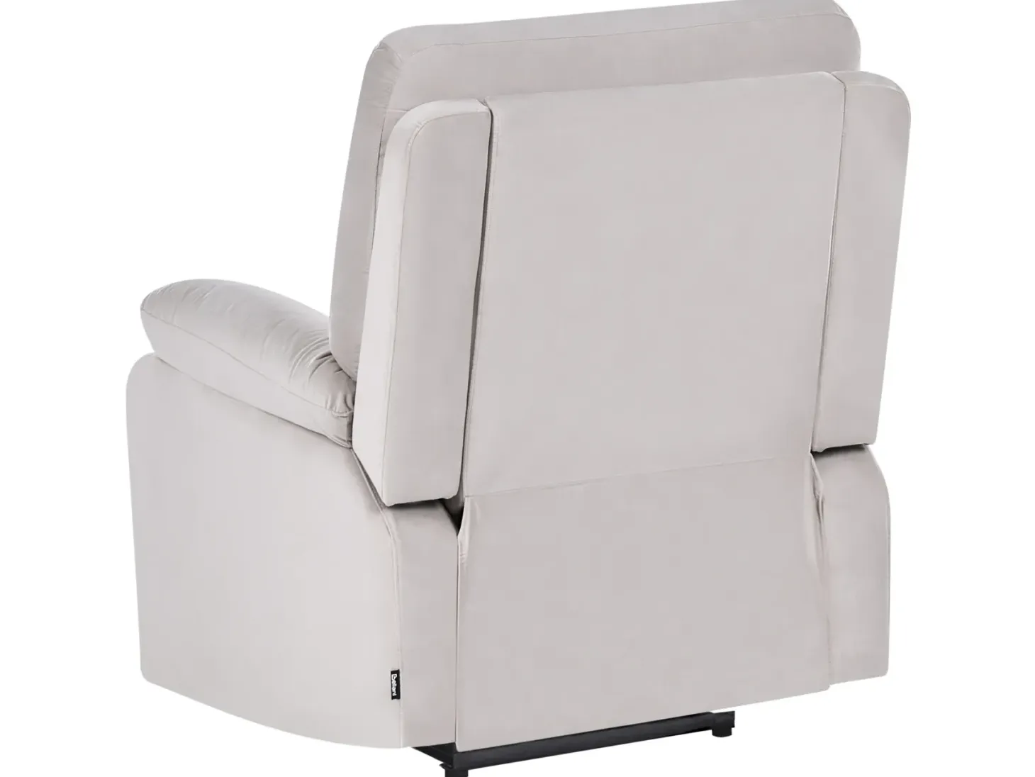 Elektrisk recliner sofasæt 6 personers BERGEN Velour Lys Beige med USB-port