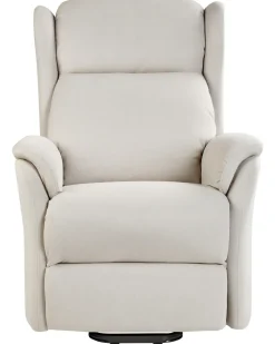 Elektrisk recliner stol ELEGY Inkl. fodstøtte Velour Lys Beige
