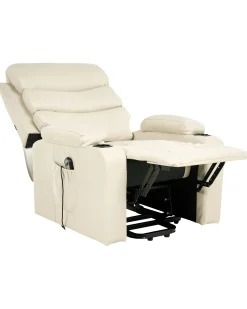 Elektrisk recliner stol ETER Kunstlæder Beige