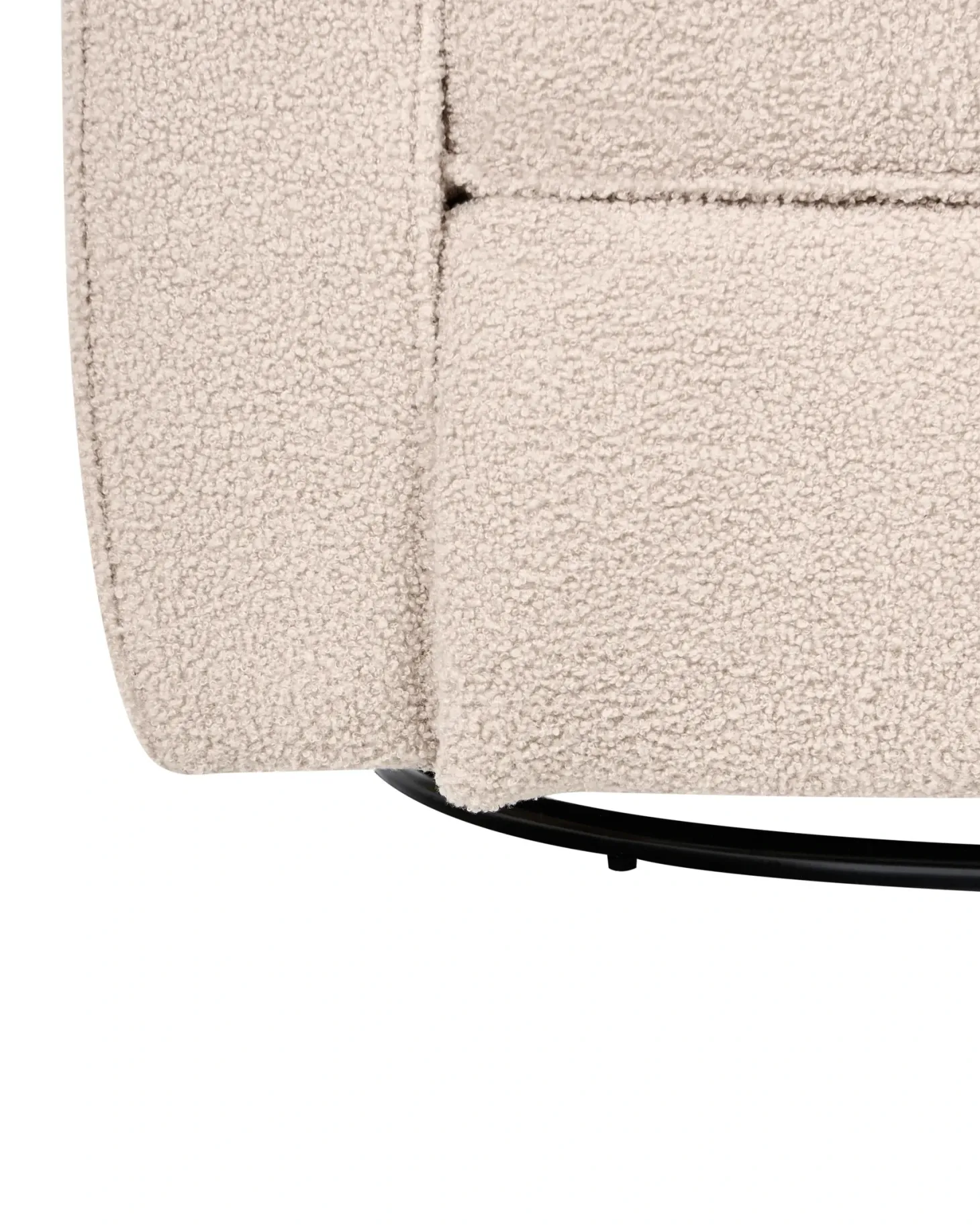 Elektrisk recliner stol FOBOS Boucle Lys Beige