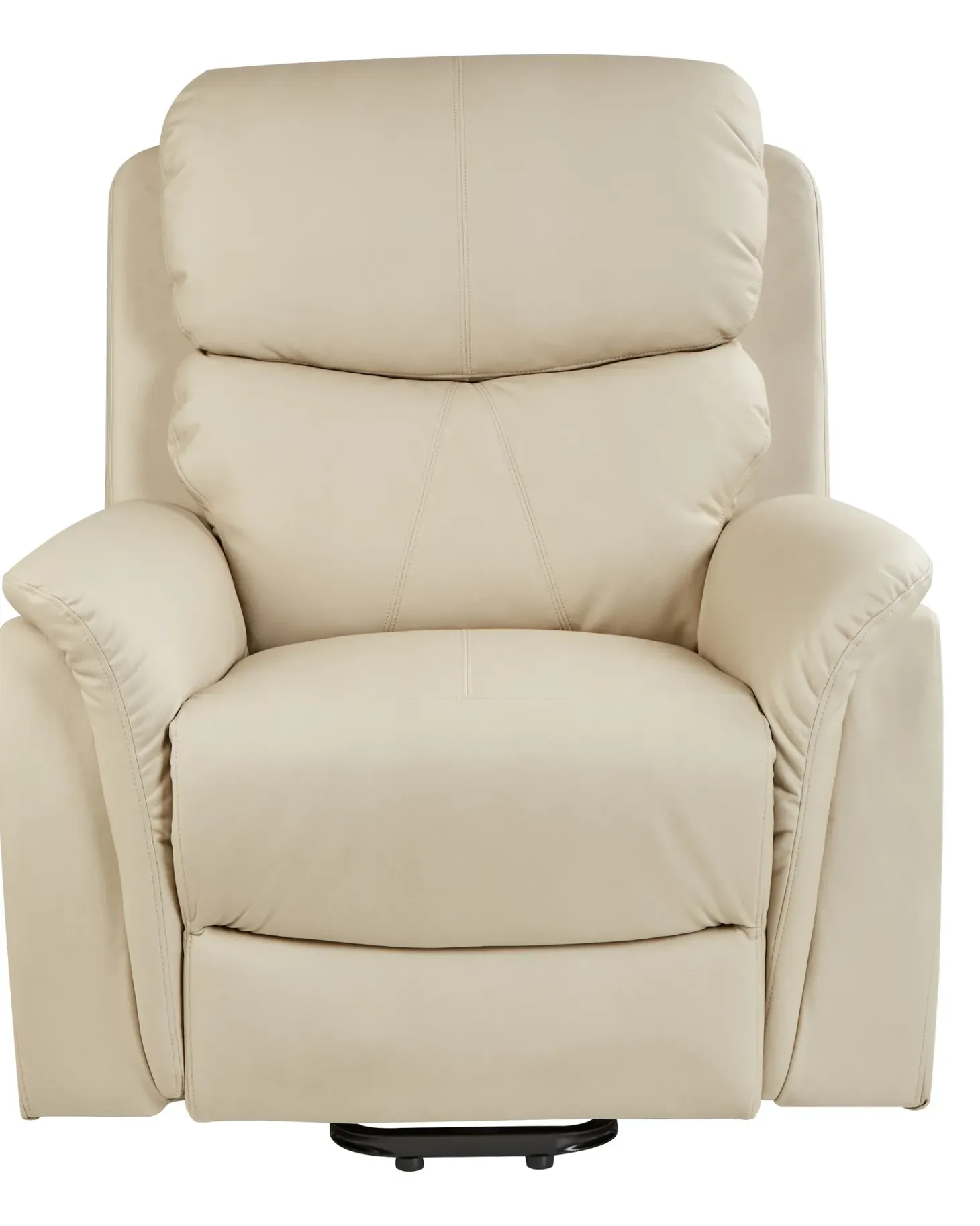Elektrisk recliner stol GLORIE massagefunktion Lys Beige