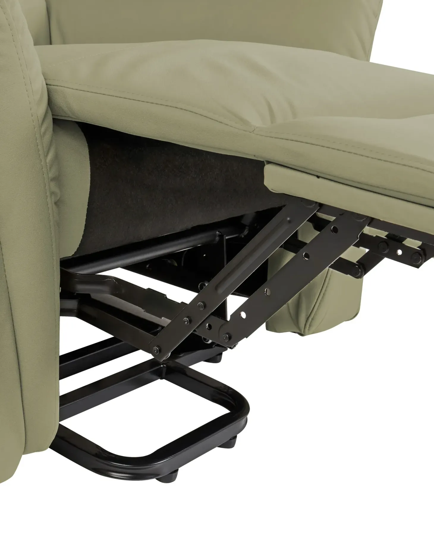 Elektrisk recliner stol GLORIE massagefunktion Grøn