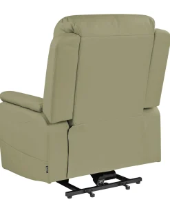 Elektrisk recliner stol GLORIE massagefunktion Grøn